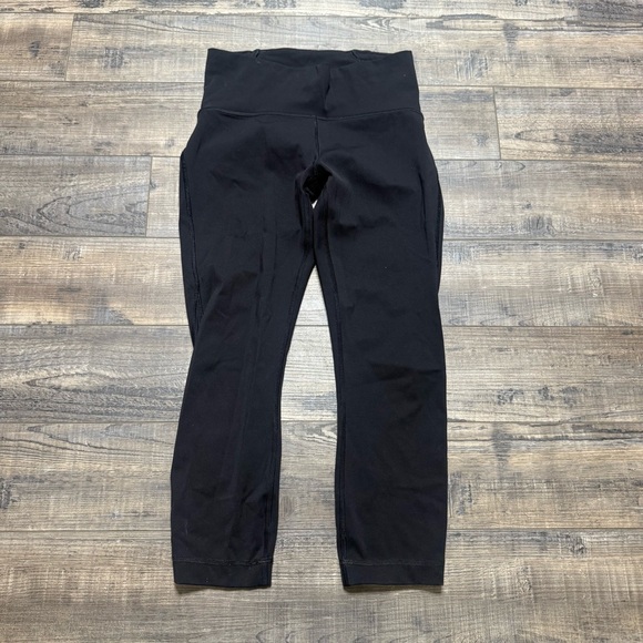 lululemon athletica Pants - Lululemon Train Times 7/8 Pant Leggings Women's Size 6
Black Mesh Yoga Athletic